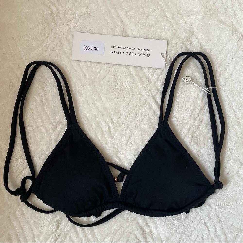 White Fox Boutique Black Bikini Top